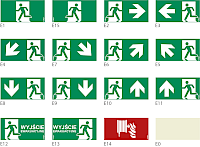 Additional pictograms for Suprema D / Orion DS / Directo with logo Intelight